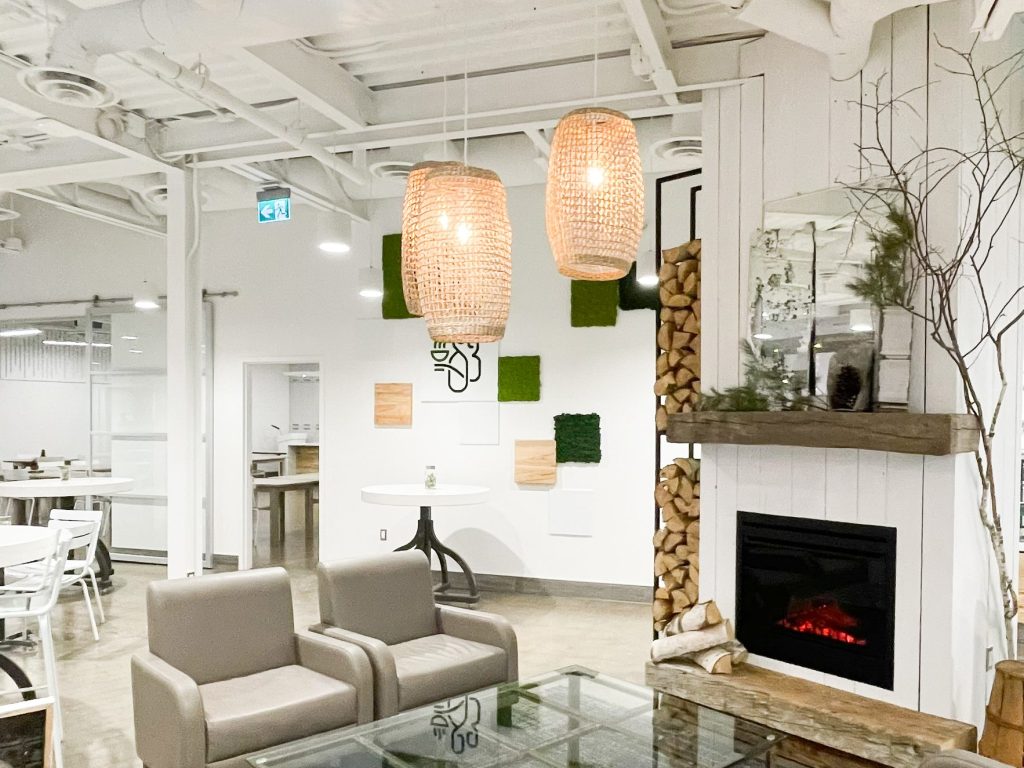 modern commercial office interior by Norfolk County Brant County Hamilton Woodstock Ontario designer